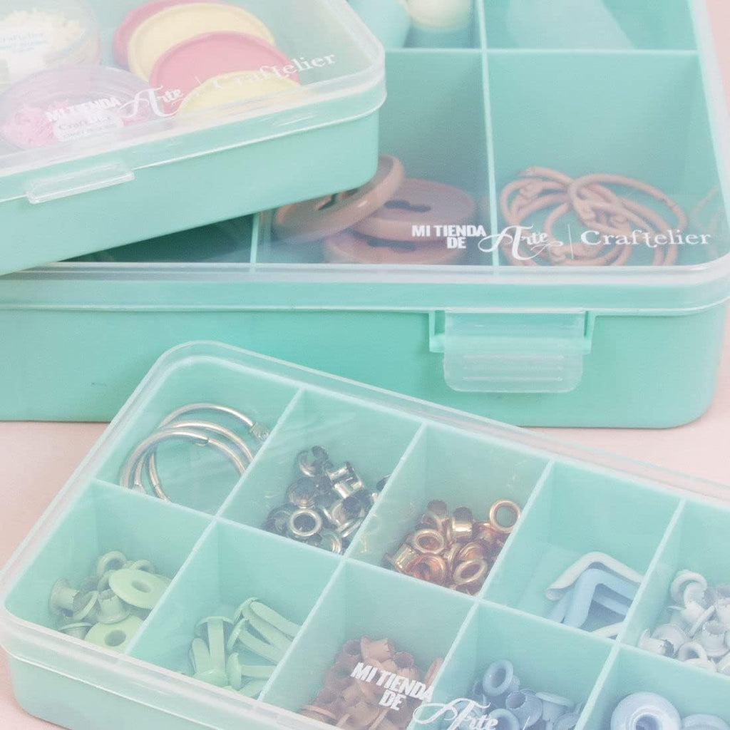 Craftelier - Organizing Box with 10 Compartments for Scrapbooking and