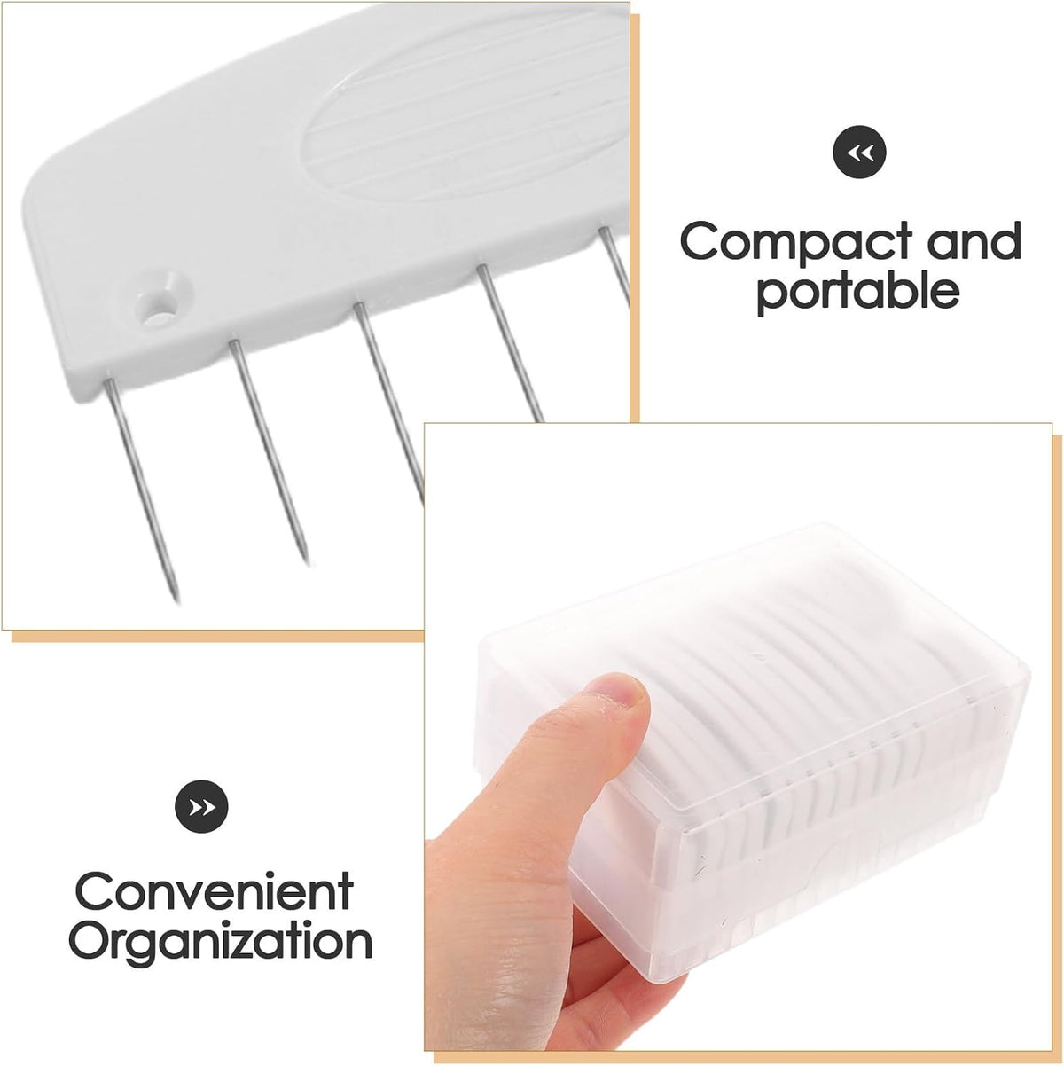 20Pcs Knit Blocking Combs for Crochet Finishing and Shaping