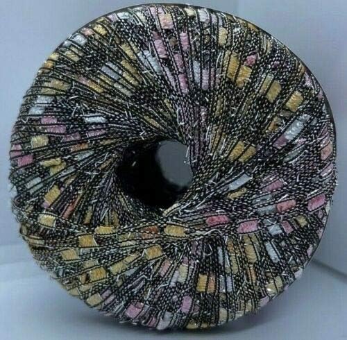 Berlini Ladder Ribbon Glitter Yarn - 50 Grams (1.75 Ounces), 142 Yards