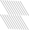 20pcs Stainless Steel Blocking Rods for Knitting Board Accessories