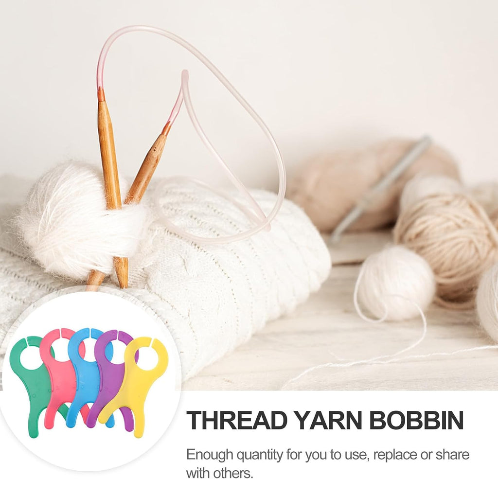 30pcs Large Yarn Bobbin Spool Organizer Cross Stitch Thread Storage