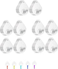 50Pcs Acrylic Embroidery Floss Organizer with 1Pc Hinged Ring