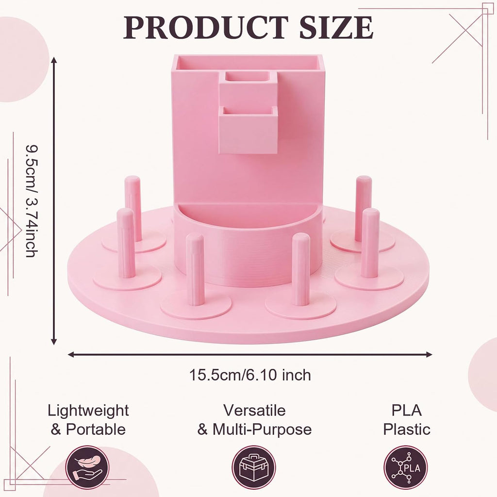Tondiamo Sewing Tool Organizer and Thread Holder Caddy Carousel Tower