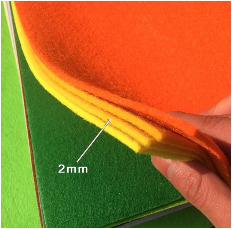 YYCRAFT Stiff Felt Sheets Thick Felt 9 Inch X 12 Inch - 23 Pcs Pack