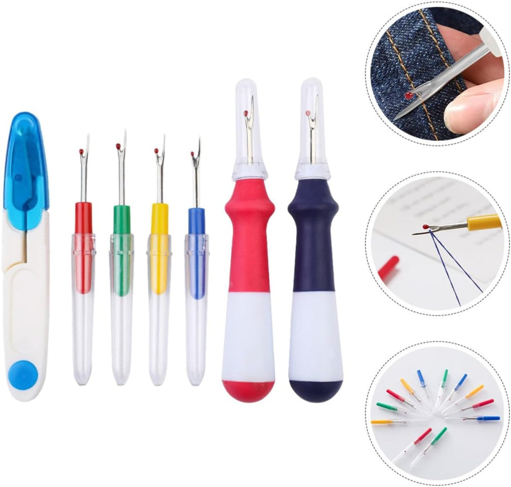 7Pcs Seam Rippers for Sewing, Embroidery Thread Remover Set