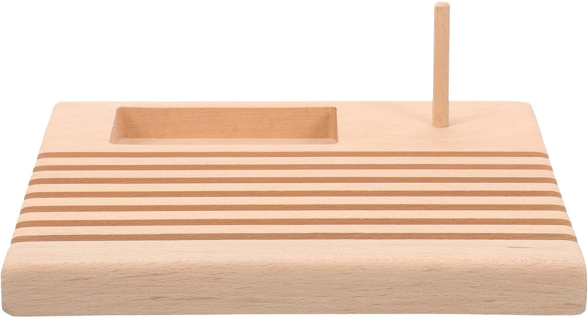 Wooden Ruler Rack and Thread Spool Holder for Quilting Workbenches