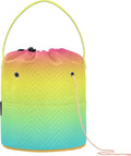 YETTASBIN Gradient Color Yarn Storage Bag, Large Crochet Knitting Bag
