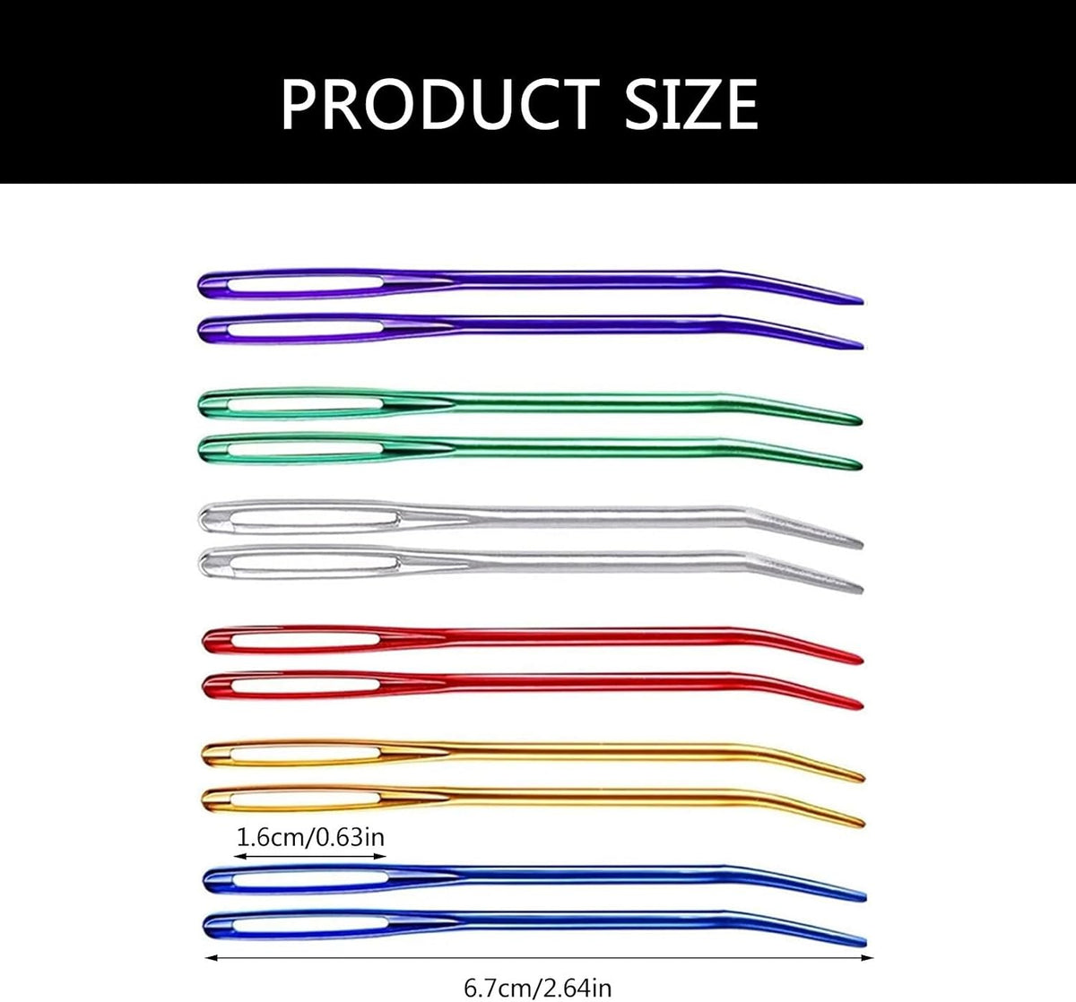 Big Eye Needle, Sewing Needles Set, Large Eye Needle, Embroidery