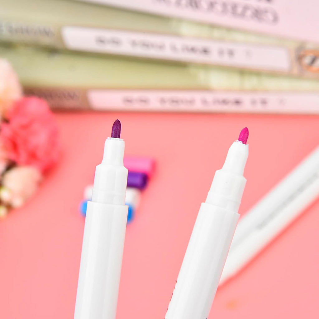 Washable Fabric Markers for Sewing, 4PCS Water Erasable Fabric Marking