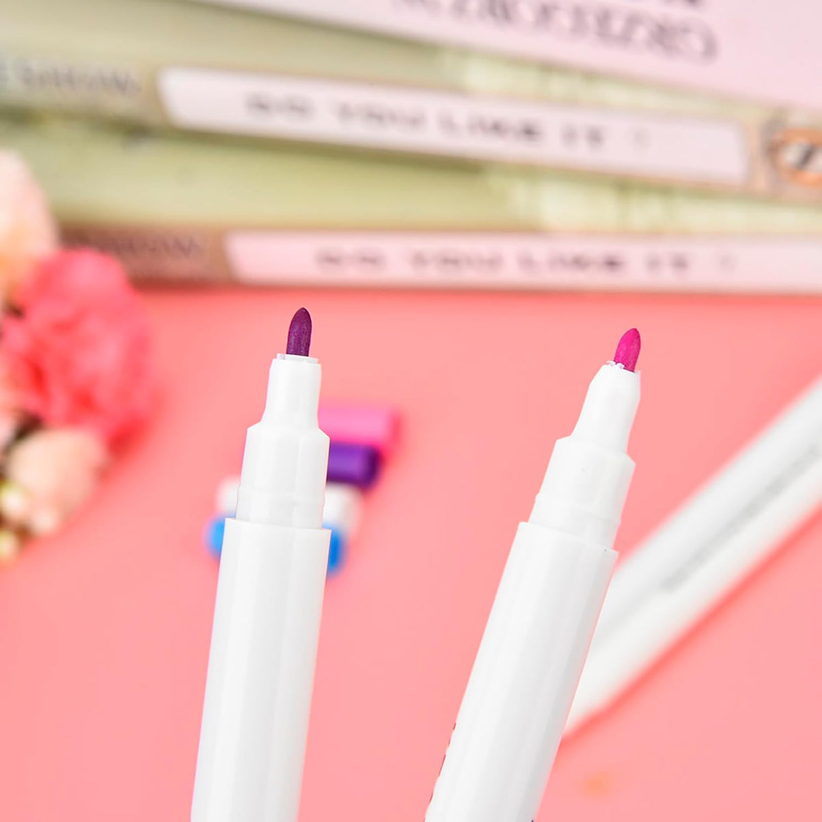 Washable Fabric Markers for Sewing, 4PCS Water Erasable Fabric Marking