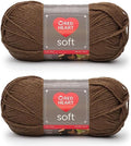 Red Heart Soft Toast Yarn - (Pack of 2) of 141g/5oz - Acrylic - 4