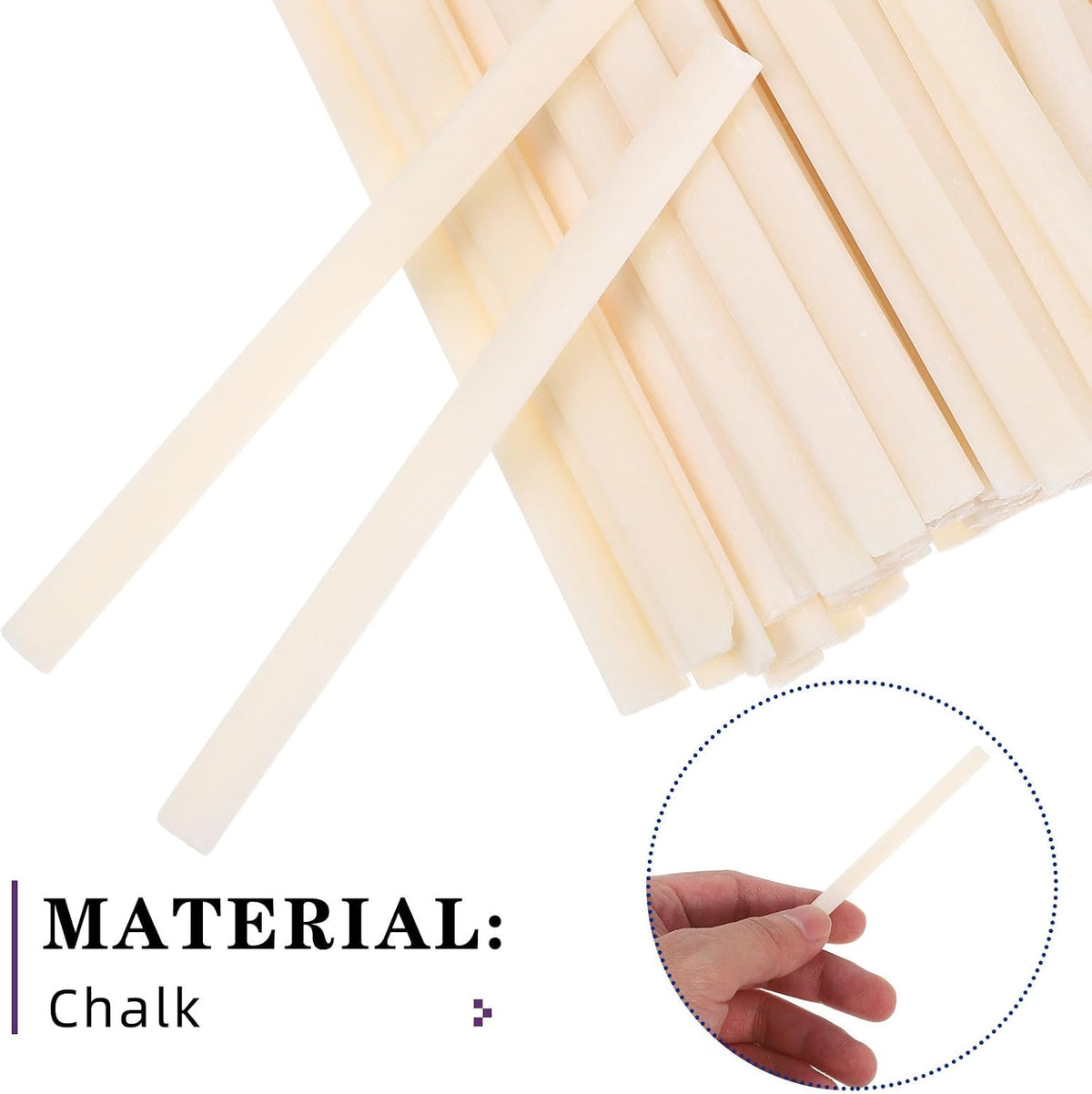 100pcs Water Soluble Fabric Pen Refills, Disappearing Chalk Markers