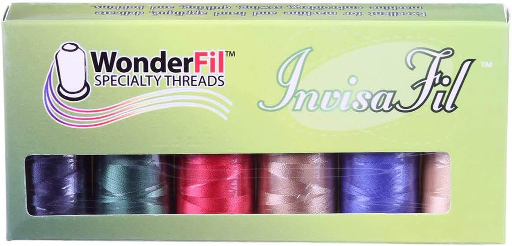 WonderFil Specialty Threads Invisafil Thread Mini-Packs (B003 Rainbow)