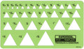 Triangles and Diamonds Template, 1 Each (R51)