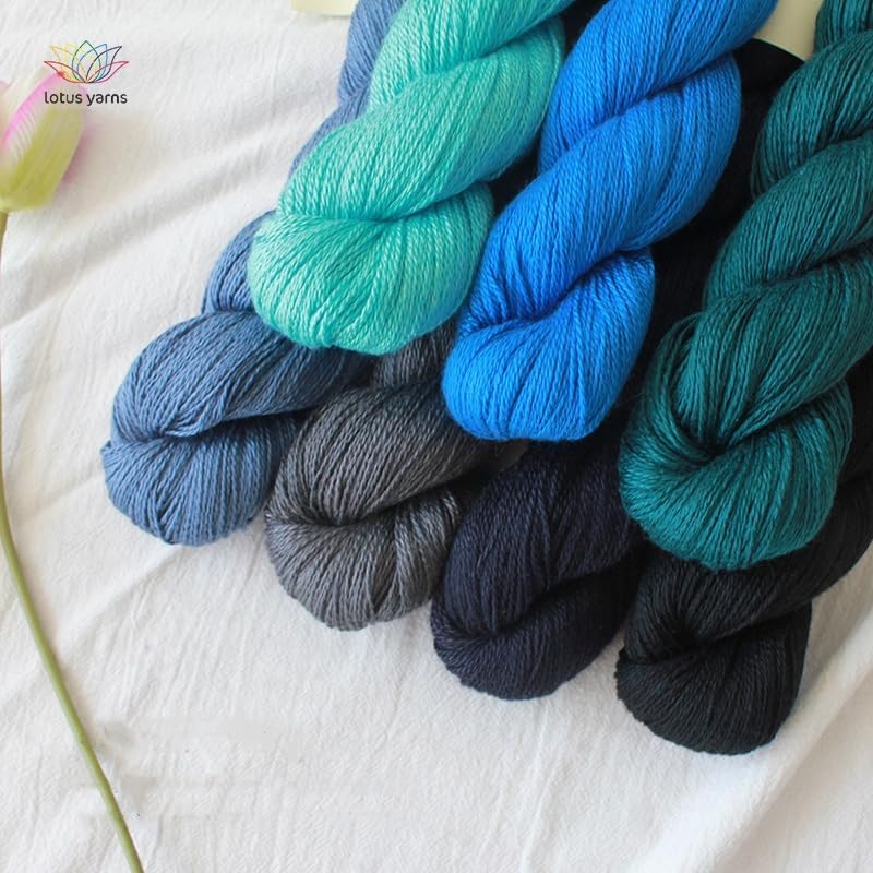 Silky Cashmere Fingering Weight Yarn Hand Knitting/Crochet for Fashion