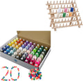 Simthread Embroidery Thread Essential Pack Bundle - Brother 63 Colors