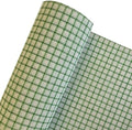 25 Count Easy Count Cross Stitch Fabric, White with Green