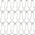 1000pcs Metal Safety Pins, Bulb Gourd Pins, 0.9” Clothing Tag Pin