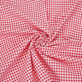 PH PandaHall Gingham Fabric Plaid Cotton Fabric 62.9 Inch Wide Red