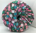 Berlini Ladder Ribbon Maxi Yarn #104 Coleus - Pinks, Greens, Blue