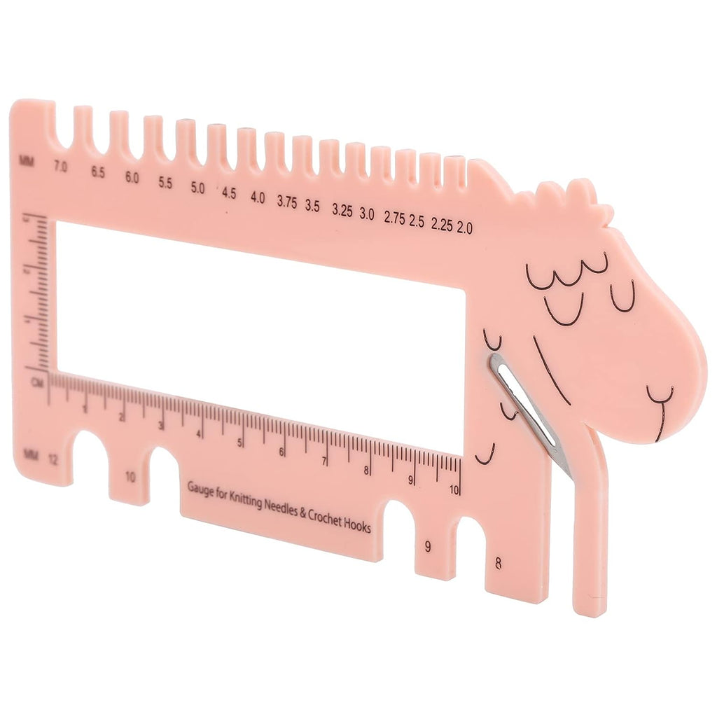 Knitting Needle Gauge, Crochet Hook Sizer, Sheep Shape Crochet Sweater
