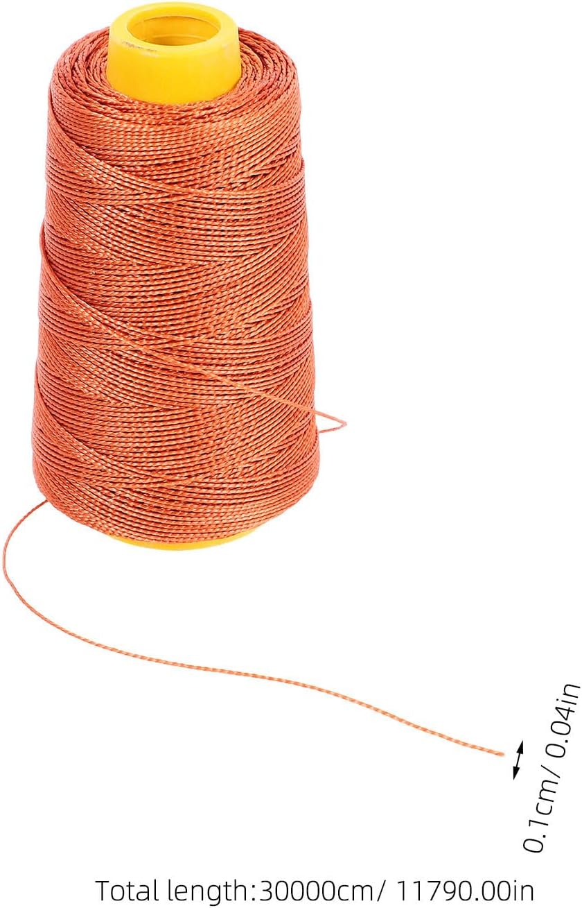 Hand Sewing Thread Roll Brown Nylon for Leather Repair, and