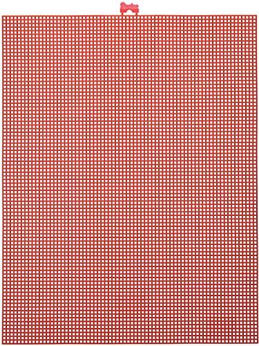 Darice 7 Mesh Christmas Red Plastic Canvas – Create a Variety of Fun