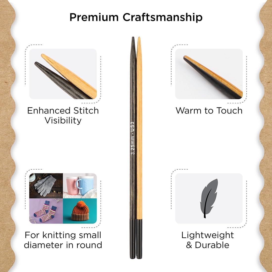 Knitter’s Pride Day & Nite Interchangeable Needle 5”(13cm) - US