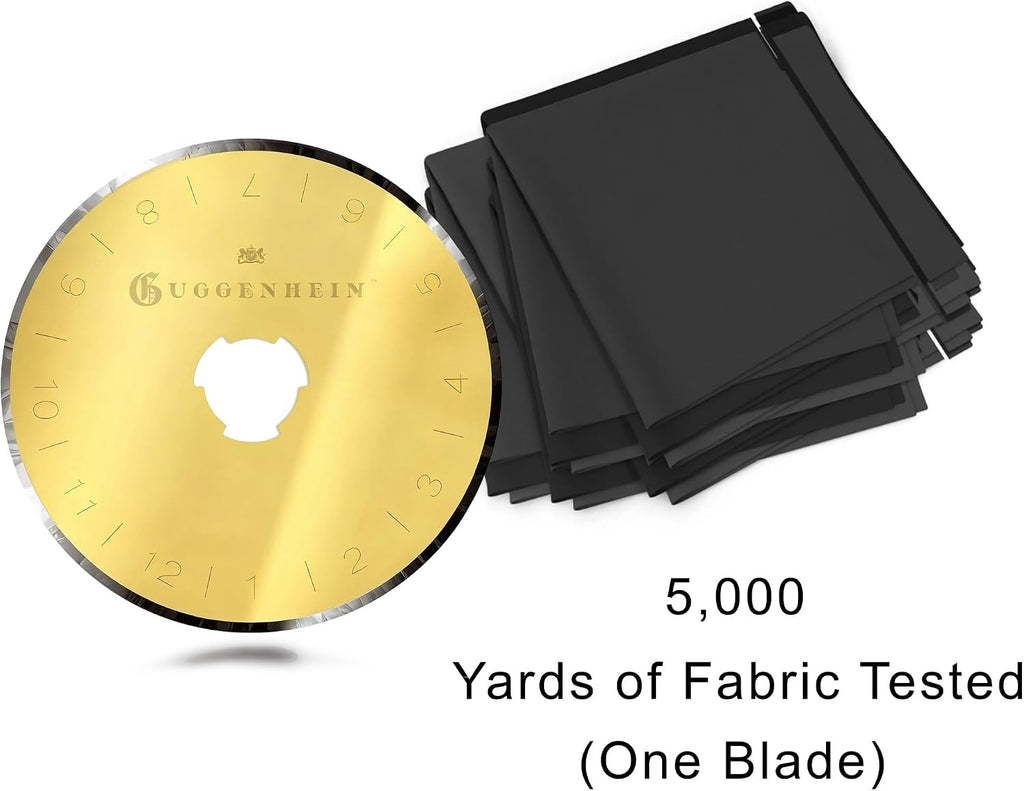 Guggenhein® Diamond Edge 45mm Rotary Cutter Blades, 5 Pack, SK7 Steel
