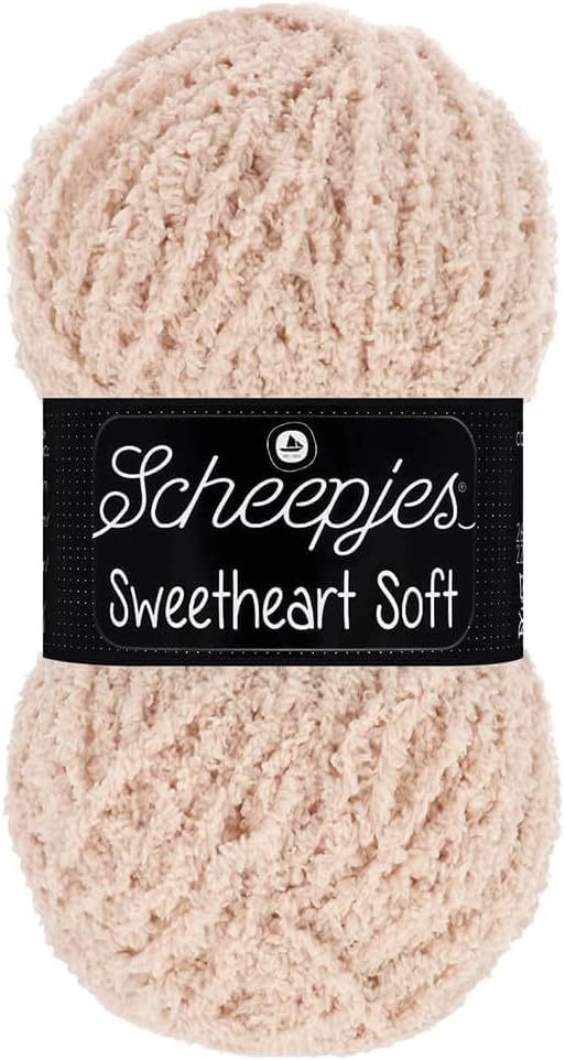 Scheepjes Sweetheart Soft Yarn 100 g Ball, Yellow (025), 1 Count