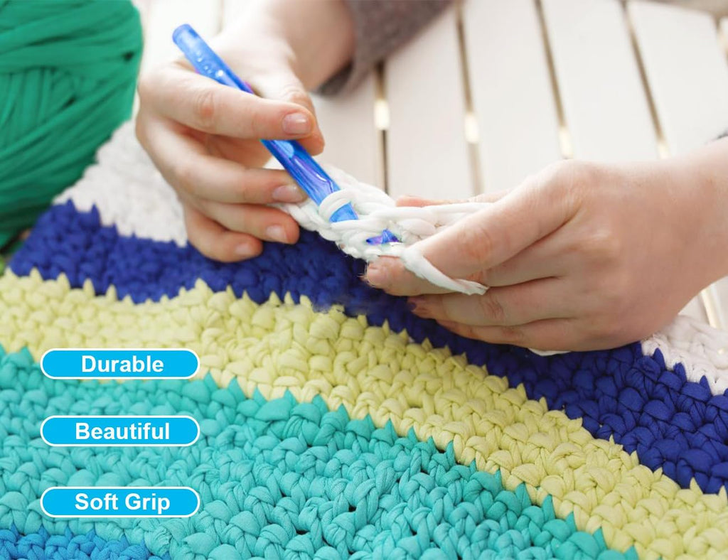 Weabetfu 25mm Large Crochet Hook,Huge Crochet Hooks for Chunky