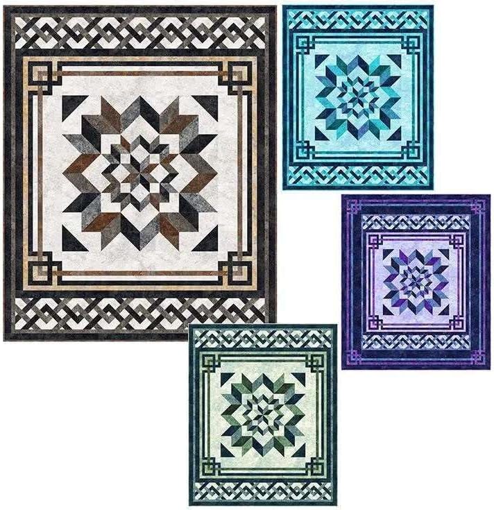Dark Blue, Hints of Green, Sienna Marble Design, Fabric, 100% Cotton