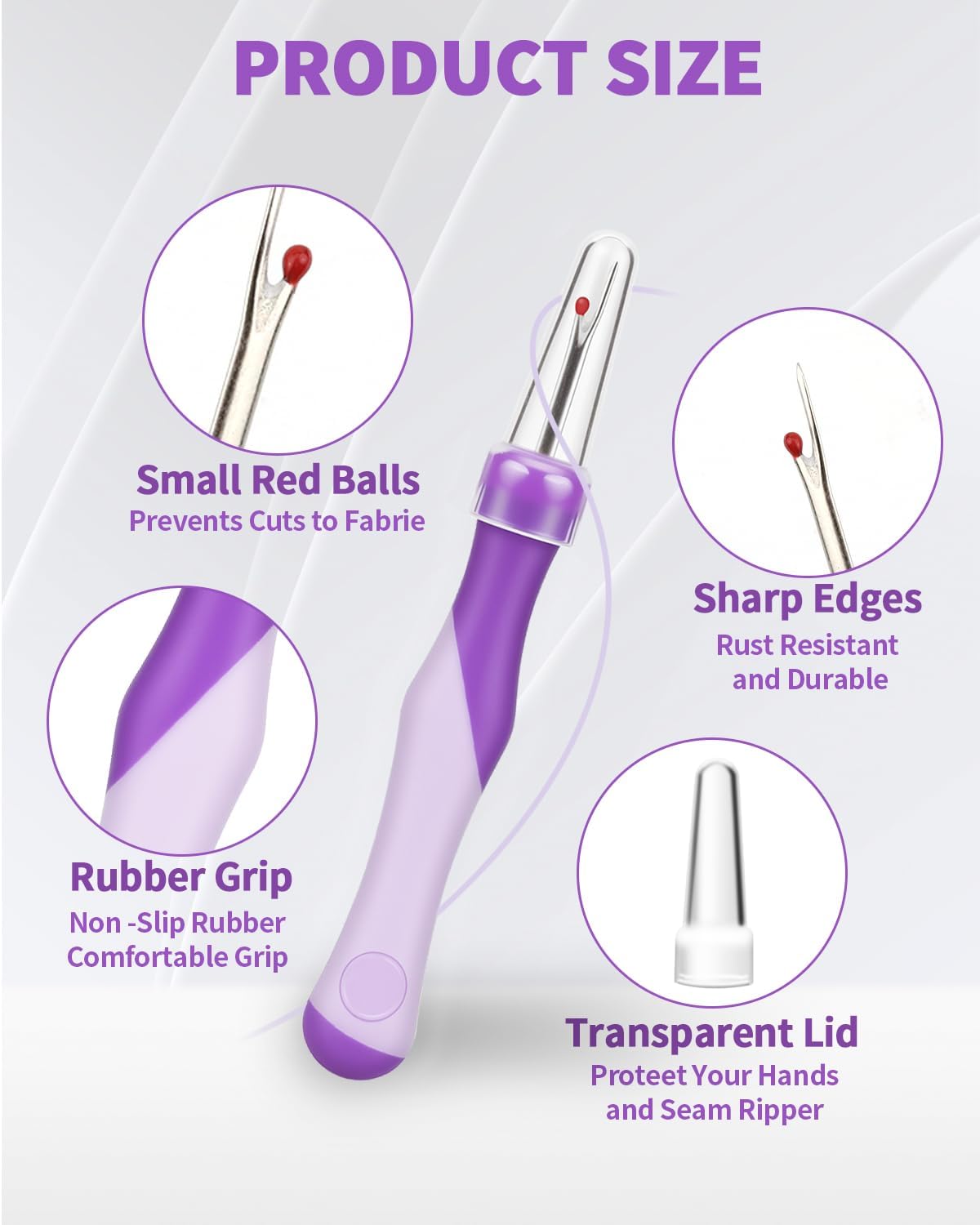Needle and Thread Seam Ripper, Rippers for Sewing and Thread,Remover