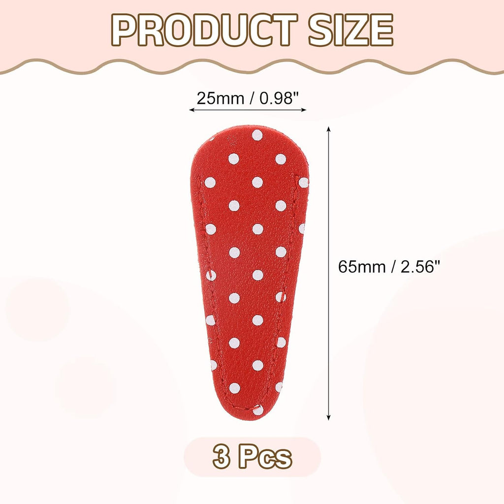 uxcell 3Pcs Scissors Sheath, 2.6" x 1" Scissors Cover Protector Red