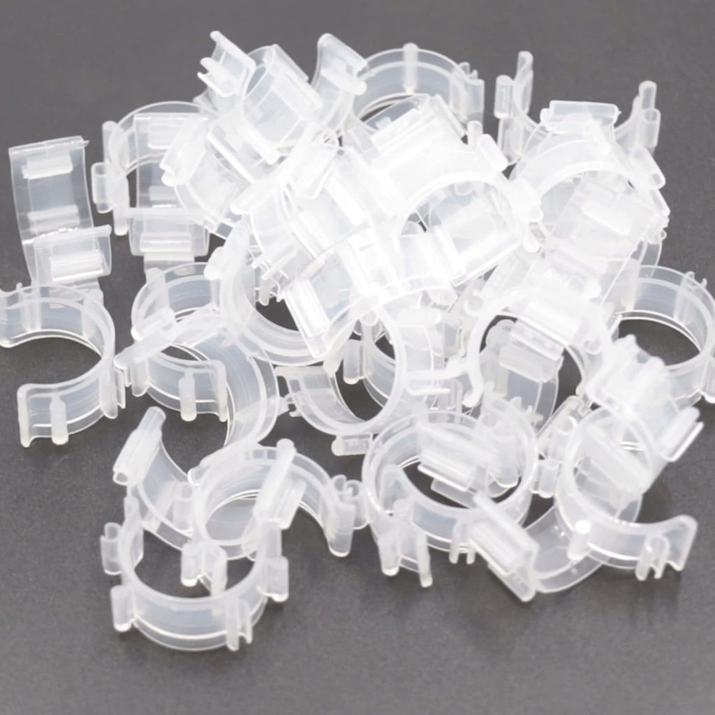 Joyangy 80-Pack Bobbin Clips, Plastic Thread Holder for Embroidery