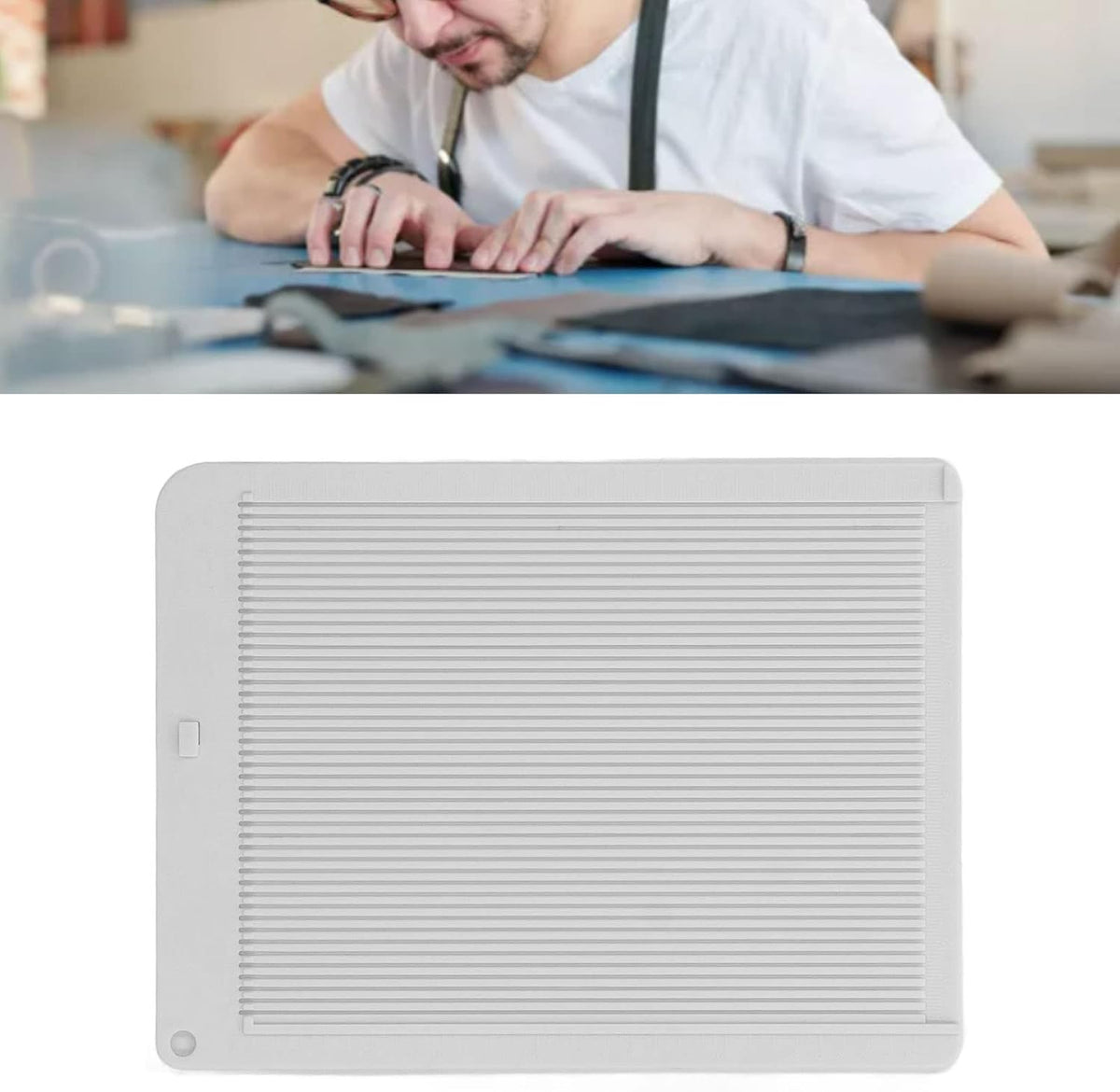 SUNGOOYUE Sewing Cutting Mat, Plastic Craft Cutting Board with