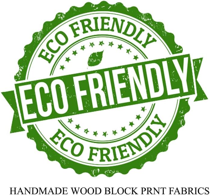 E-Tailor® Cotton Fabric India Hand Block Print Floral Fabric Ideal for