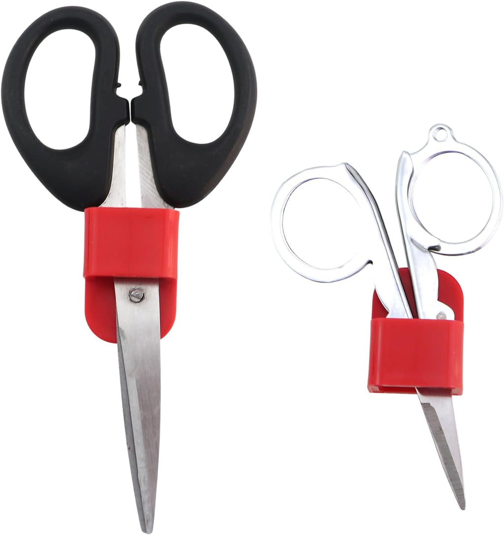 5PCS Sewing Scissors Storage Box Plastic Scissors Tweezers Seam Ripper
