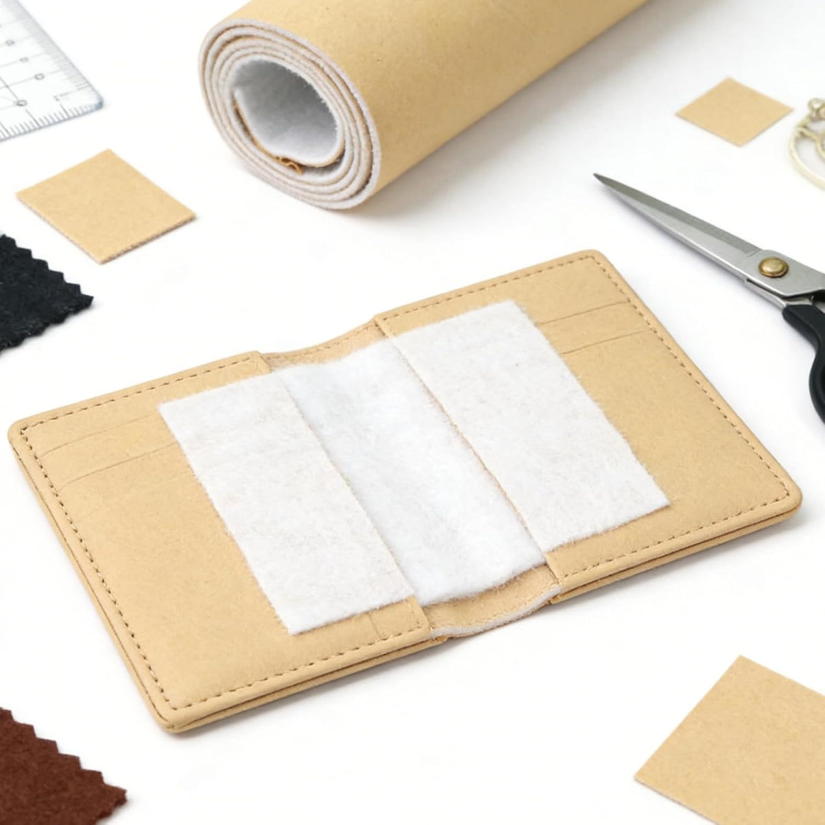 200g Self-Adhesive Cotton Batting 1/2 Meter - Peel and Stick Quilt