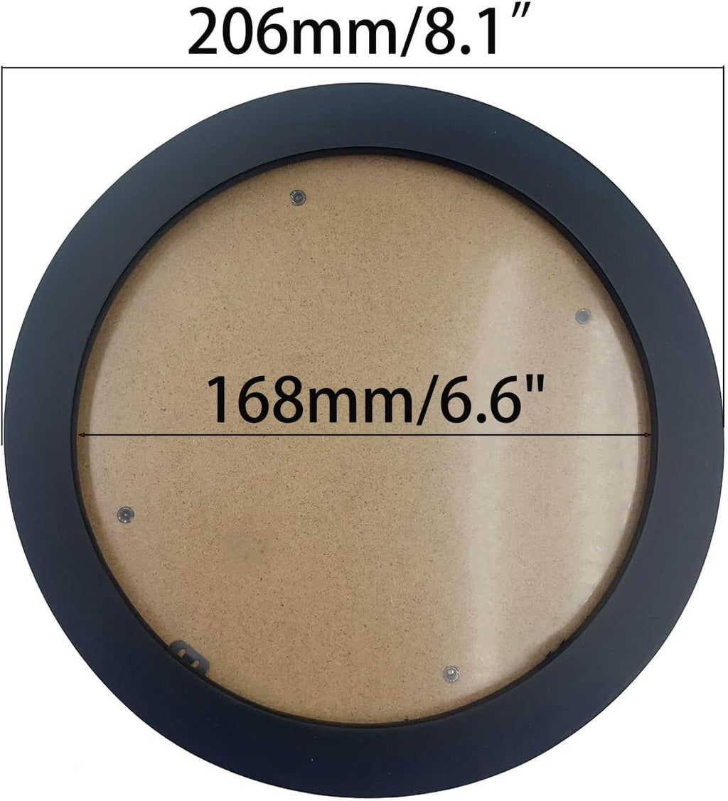 Yuqim 2 Pack Round Wood Embroidery Hoop Frames Cross Stitch Display