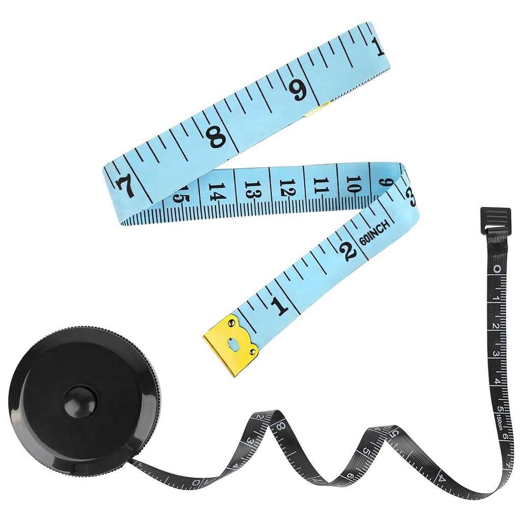 GDMINLO 2 Pack Soft Retractable Tape Measure, 60 Inch/150cm Double