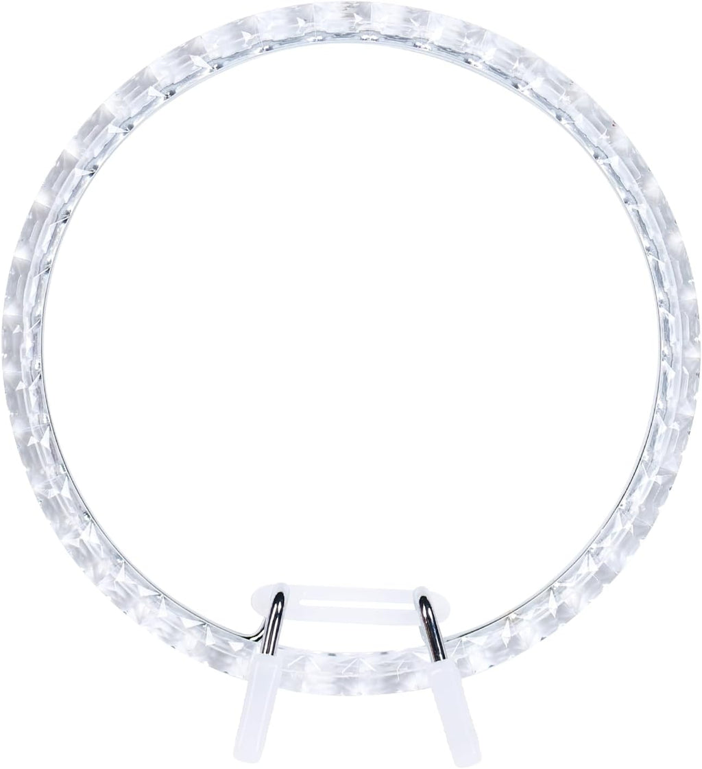 6.5" Embroidery Hoop Metal Ring Crystal ABS Frame Cross Stitch