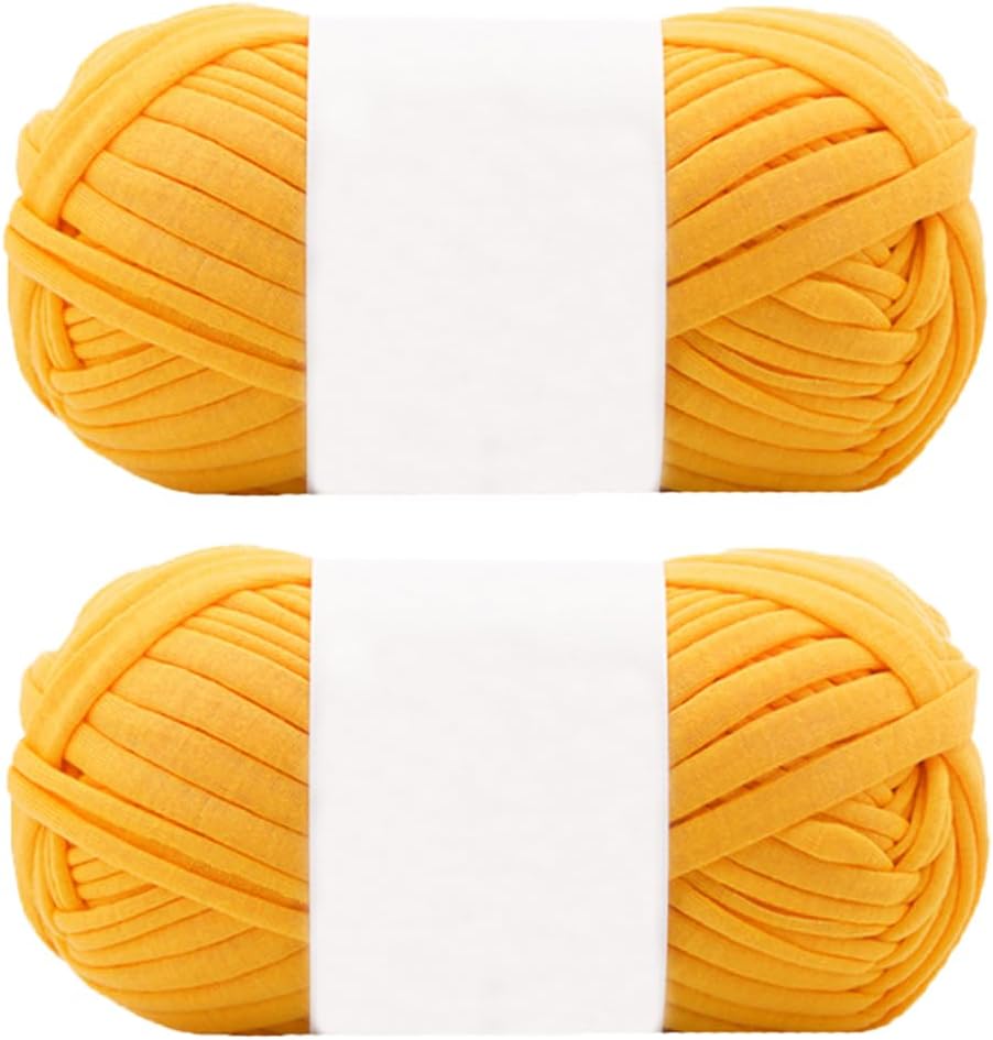 200g/7.05 oz Elastic Fabric T Shirt Yarn Soft Tshirt Yarn for Crochet