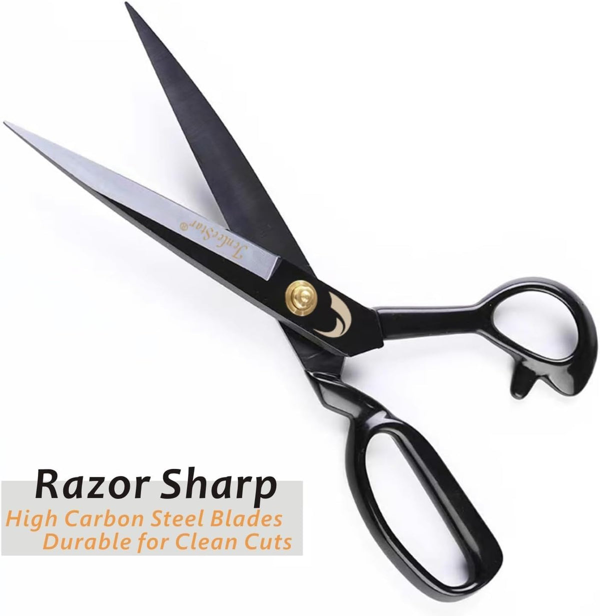 8 Inch Tailor Shears, High Carbon Steel Fabric Scissors for Sewing