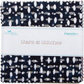 Expressions Batiks Stars & Stitches 5" Stacker 42 5-inch Squares Charm