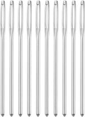 uxcell 100Pcs Large Eye Needles, 2.76" 2mm High Carbon Iron Embroidery