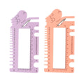 SEWACC 2pcs Professional Knitting Needle Gauge, Sheep Head Crochet