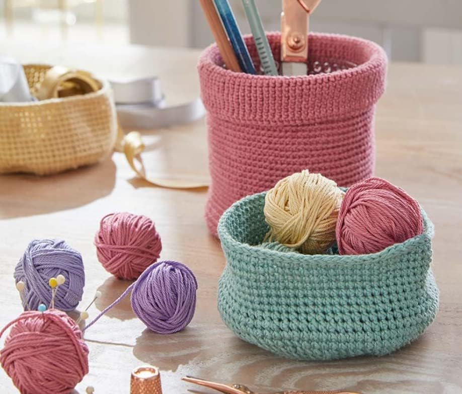 3 Skein SMC Catania Originals Cotton Yarn, Total 5.28 Oz. 100% Cotton