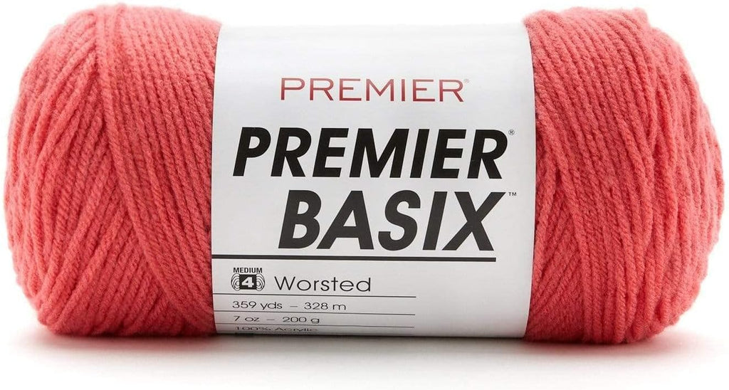 Premier Yarns Basix, Salmon, Medium Weight, 7 oz, 359 Yards