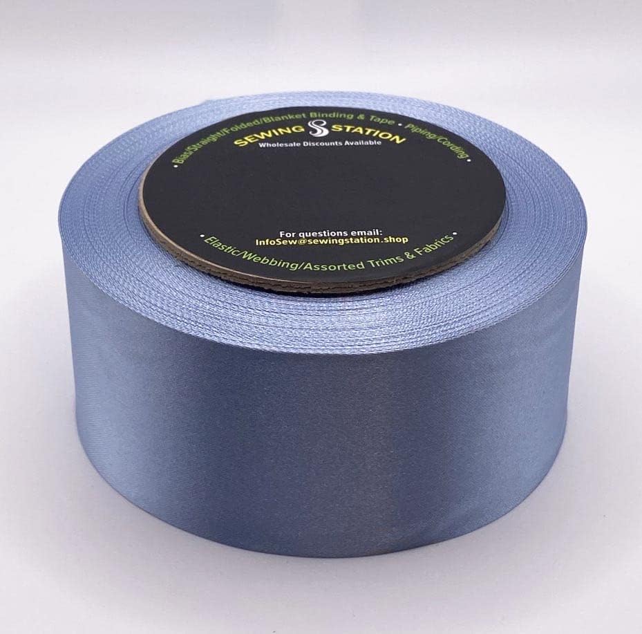 2” Satin Poly Blanket Binding 25 Yards (Baby Blue)